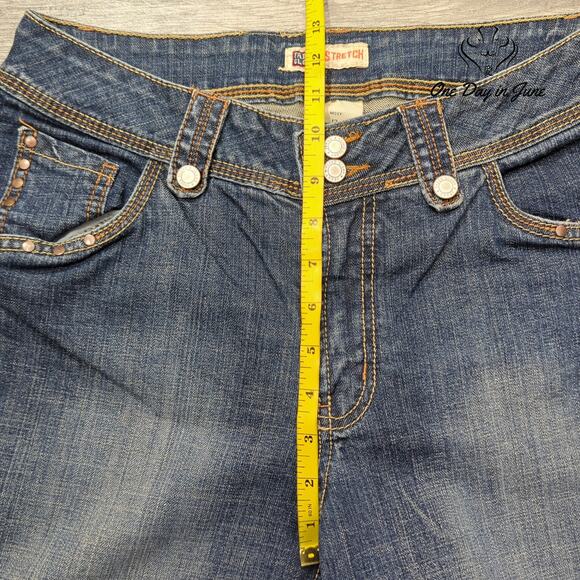 Faded Glory Missy Cropped Jeans Size 12 - Picture 4 of 6
